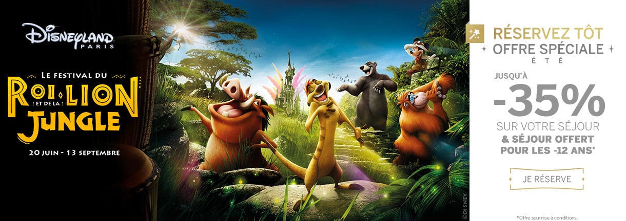 Séjours Disney pas cher avec le Roi Lion