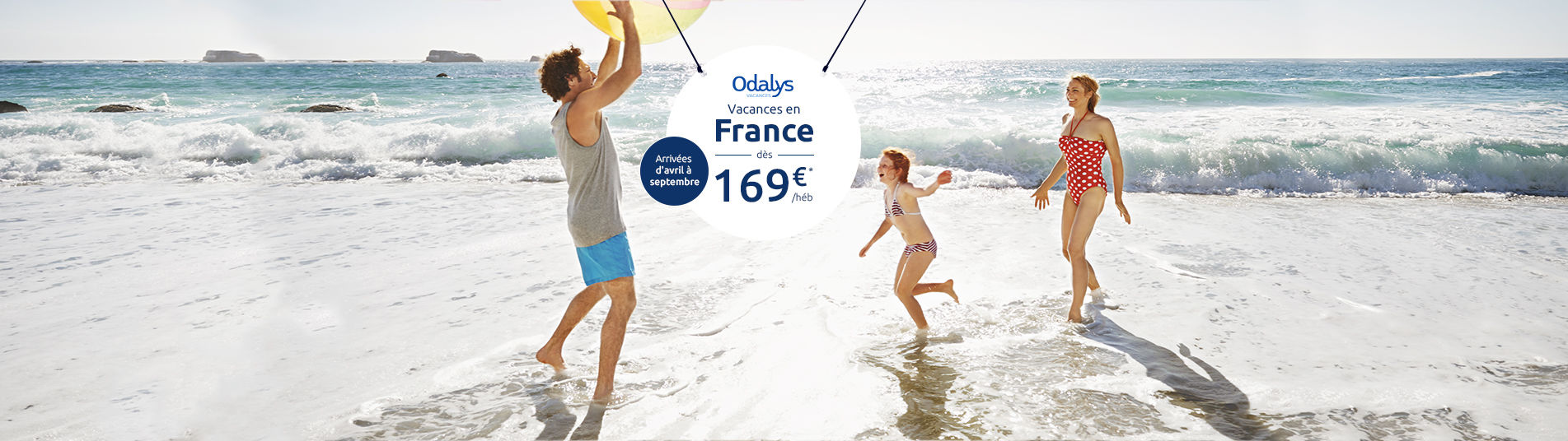 Famille au bord de mer