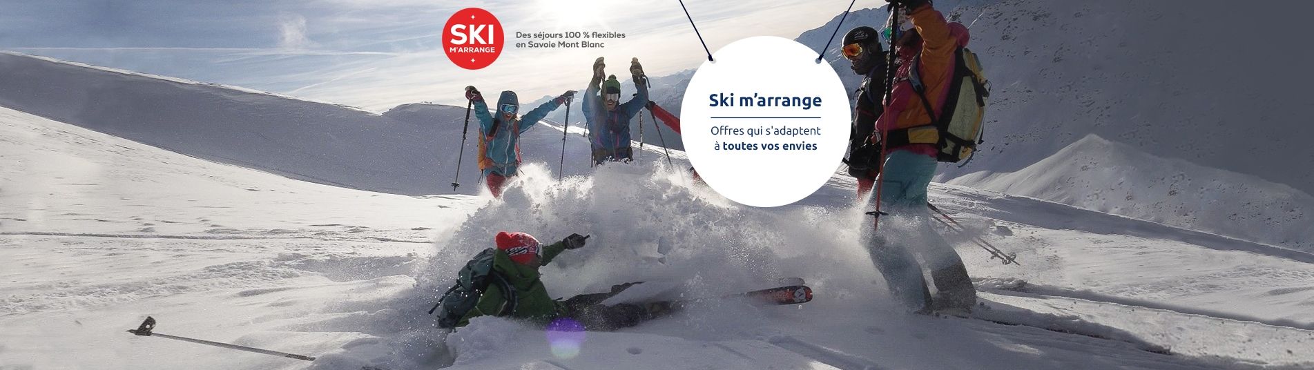 Amis dans la neige