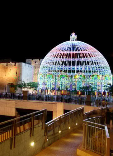 Festival des lumières Jerusalem