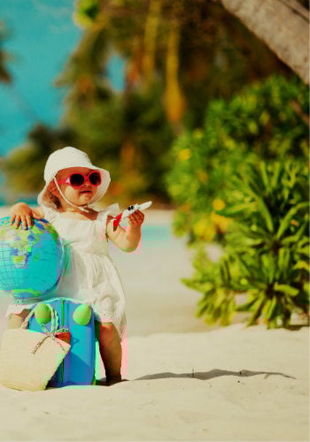 où voyager avec bébé