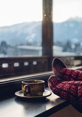 Chalets à la montagne