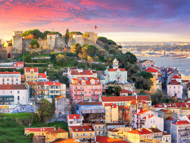 Ville de Lisbonne au Portugal